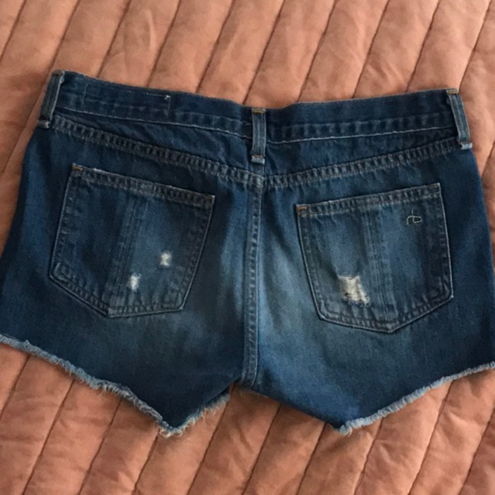 Rag And Bone Distressed Jean Shorts Euc - image 5